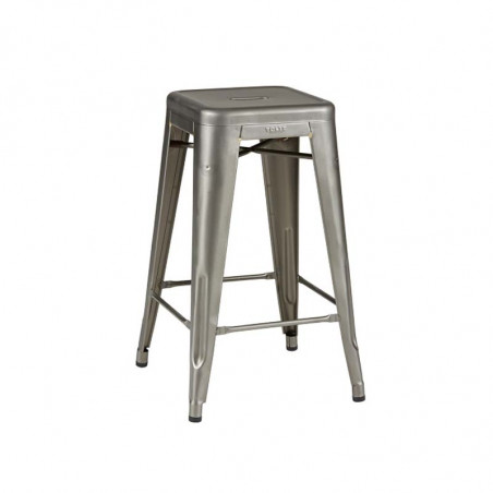 TABOURET H65 BRUT VERNI SATINE TOLIX