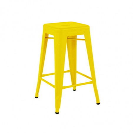 TABOURET H65 COULEURS sans dossier CITRON TOLIX