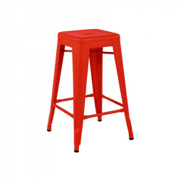 TABOURET H65 COULEURS sans dossier POIVRON TOLIX