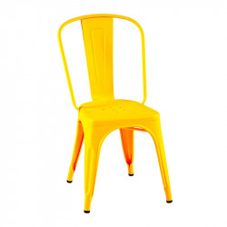 CHAISE A COULEURS CITRON TOLIX