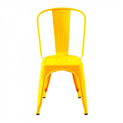 CHAISE A COULEURS CITRON TOLIX