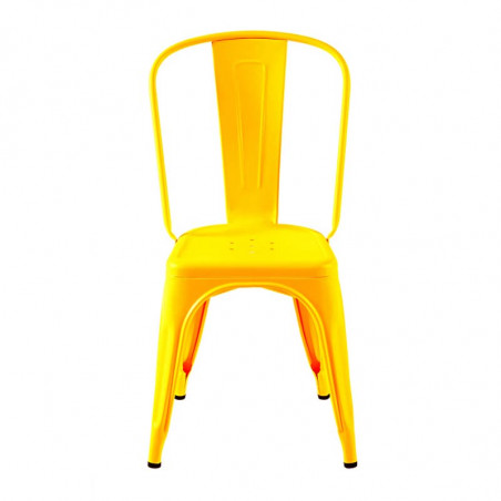 CHAISE A COULEURS CITRON TOLIX