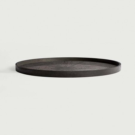 BLACK SLICE DRIFTWOOD TRAY-RO/XL PLATEAU TABLE BASSE ETHNICRAFT