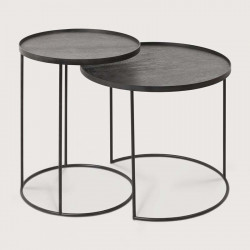 ROUND TRAY TABLE SET - HIGH