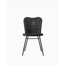 LENA DINING CHAIR STEEL A BASE BLACK  VINCENT SHEPPARD