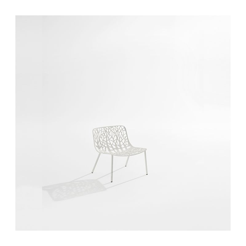 FOREST LOUNGE FAUTEUIL BLANC FAST