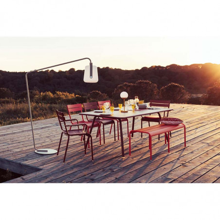 LUXEMBOURG TABLE 207 X 100 TABLE DESIGN OUTDOOR FERMOB