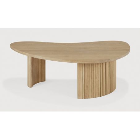 ETHNICRAFT TABLE BASSE BOOMERANG TABLE BASSE CHENE GRIIN BANDOL