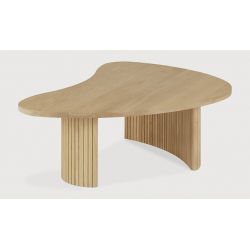 ETHNICRAFT TABLE BASSE BOOMERANG TABLE BASSE CHENE GRIIN TOULON