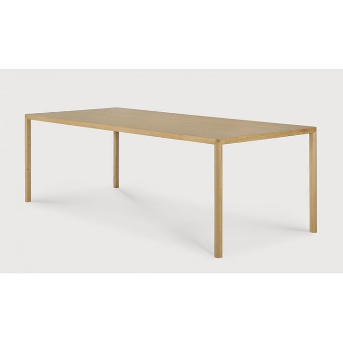 ETHBNICRAFT TABLE REPAS AIR TABLE RECTANGULAIRE CHENE GRIIN VAUCLUSE