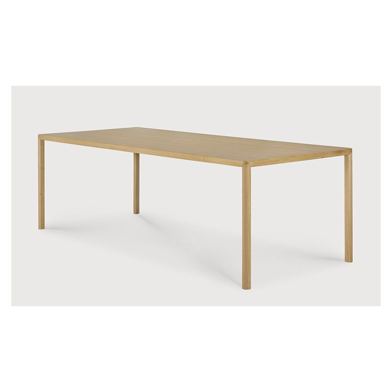 ETHBNICRAFT TABLE REPAS AIR TABLE RECTANGULAIRE CHENE GRIIN VAUCLUSE