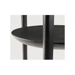 ETHNICRAFT TABLE D'APPOINT BOK BOUT CANAPE CHENE NOIR GRIIN MARSEILLE