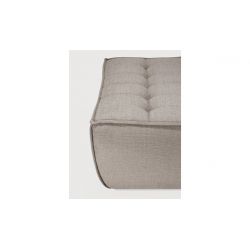 ETHNICRAFT N701 REPOSE PIEDS ECRU COTON RECYCLE POUF GRIIN MARSEILLE