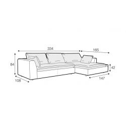 SITS CANAPE DIMENSIONS MILOU ENSEMBLE 1 STANDARD CAT3 GRIIN AVIGNON AUBAGNE