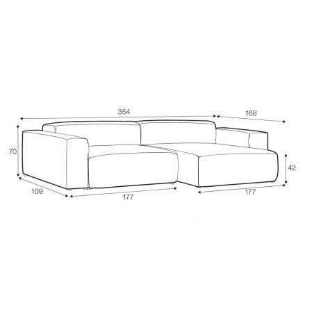 CANAPE LUXE EDDA ENSEMBLE SET 4 STANDARD TISSU CAT3 GRIIN AVIGNON AUBAGNE