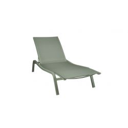 FERMOB CHAISE LONGUE ALIZE BAIN DE SOLEIL XS GRIIN PROVENCE