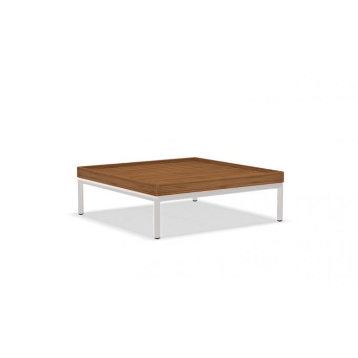 HOUE LEVEL LOUNGE TABLE BASSE BAMBOU STRUCTURE BLANCHE GRIIN AVIGNON