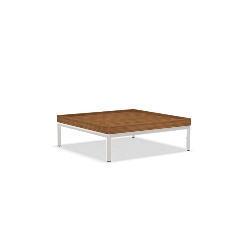 HOUE LEVEL LOUNGE TABLE BASSE BAMBOU STRUCTURE BLANCHE GRIIN AVIGNON