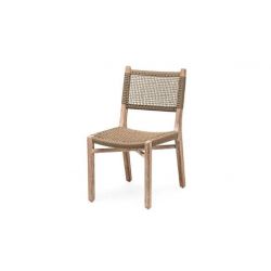 GRIIN GOMMAIRE AVIGNON CHAISE REPAS JARDIN FIONA CHAISE TEAK NATURAL GREY