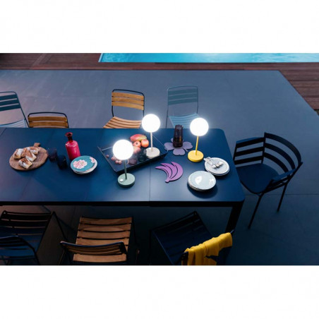 RIBAMBELLE TABLE 3 ALLONGES TABLE TERRASSE EXTENSIBLE FERMOB