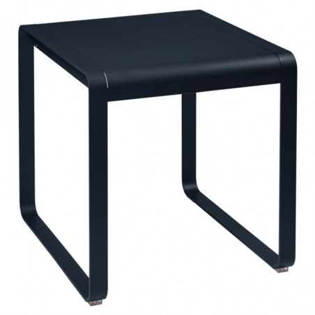 FERMOB TABLE DE JARDIN GRIIN AVIGNON BELLEVIE TABLE 74X80CM METAL FERMOB BLEU ABYSSE