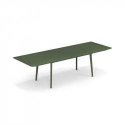 PLUS4 TABLE EXTENSIBLE 220/330x90 MILITARY GREEN EMU