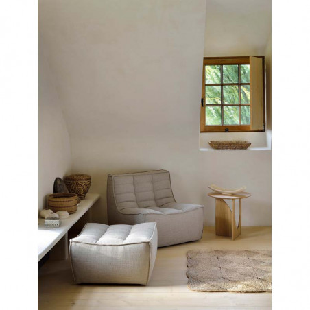 N701 CANAPE MODULABLE REPOSE-PIEDS BEIGE ETHNICRAFT