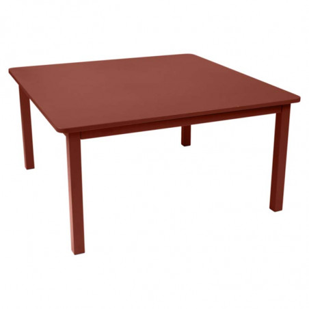 CRAFT TABLE 143 X 143 OCRE ROUGE FERMOB